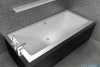 Riho Lugo 190x80cm wanna prostokątna z hydromasażem Pneumatic lewa + nogi + syfon BT04-PNE-L
